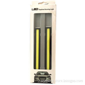 Ultra bright 12V 12W daytime running lights 14cm COB LED chips 100% waterproof